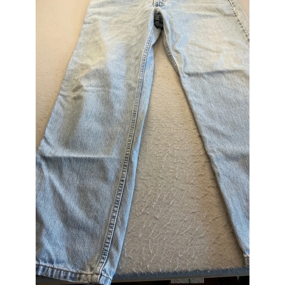 Levi's Y2K 550 Relaxed Fit Tapered Leg Light Wash Denim Jeans Mens 36x32